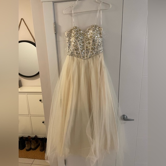 Gold Prom Dress - Picture 1 of 5
